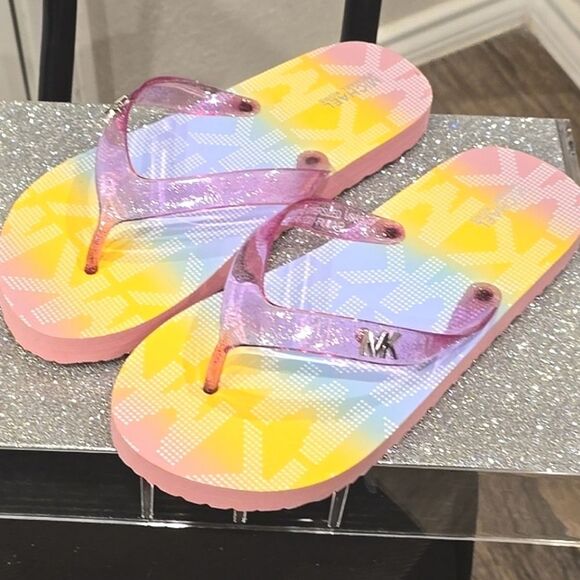 Michael Kors Endine Thong Sandals- Watercolor - Picture 7 of 8